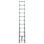 [Американский склад] 10,5-футовая многофункциональная многофункциональная алюминиевая сплава односторонняя складная телескопическая лестница 11-ступенчатая лестница разгрузки